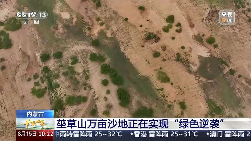 從黃沙漫天到綠意蔓延 衛(wèi)星瞰四大沙地生態(tài)巨變